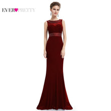 [Beads Easy To Fall] Women Evening Dresses Ever Pretty EP08734 Mermaid Evening Dress See Through Gowns Evening Party Dresses