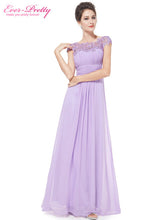 Evening Dresses New Arrival Fashion Ever Pretty Purple EP09993 Chiffon Open Back Elegant 2017 High Quality Formal Party Dress